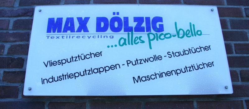 Max Dölzig Putzlappen und Putzpapier
